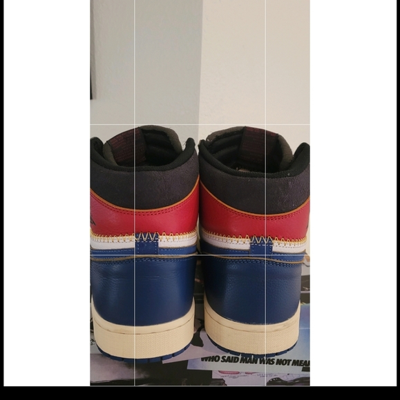 Air Jordan 1 HI Union Blue size 12 - Picture 5 of 7